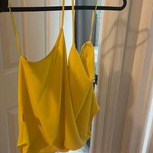 Women’s yellow boutique halter